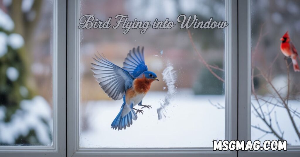 Bird Flying into Window