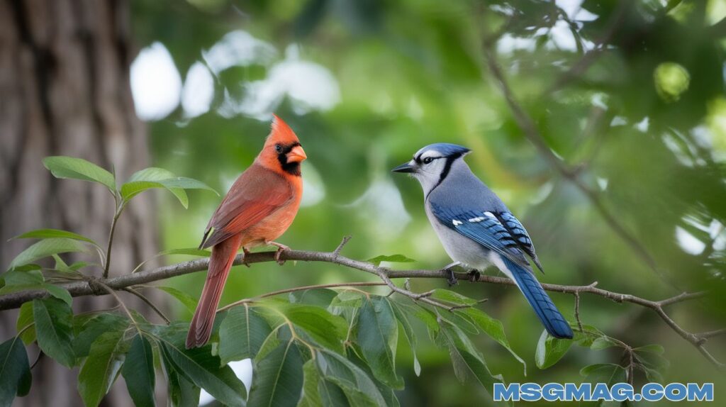 Spiritual Meanings of Seeing a Cardinal And Blue Jay