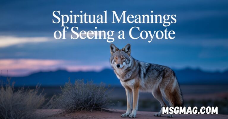Spiritual Meanings of Seeing A Coyote