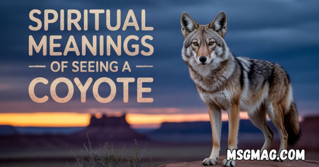 Spiritual Meanings of Seeing A Coyote