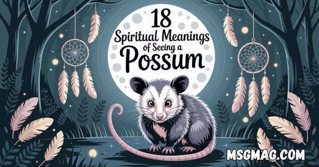 Spiritual Meanings Of Seeing A Possum
