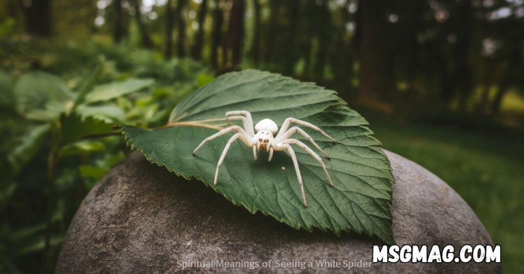 Spiritual Meanings of Seeing a White Spider