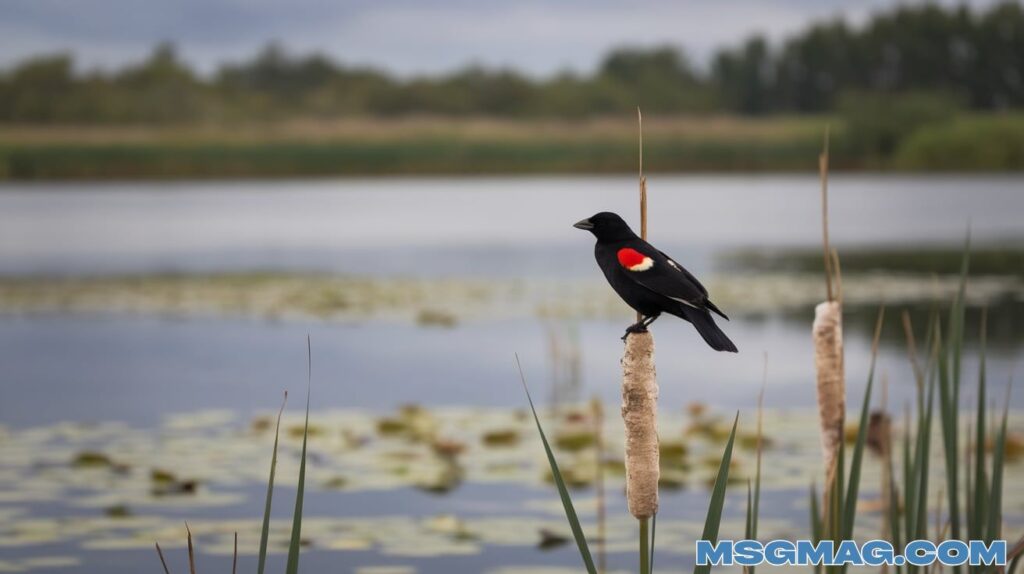Red-Winged Blackbird Spiritual Meaning and Symbolism