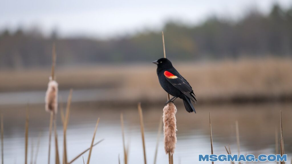 Red-Winged Blackbird Spiritual Meaning and Symbolism