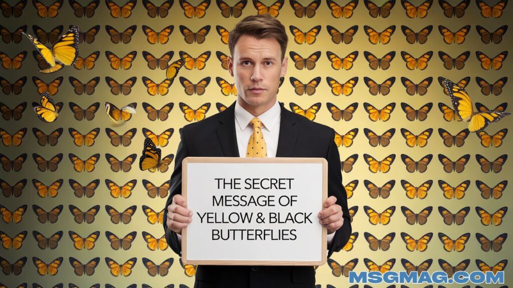 The Secret Message of Yellow & Black Butterflies