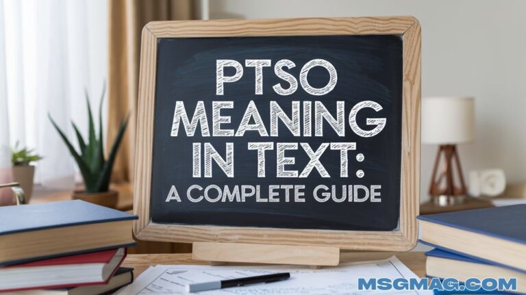 PTSO Meaning in Text