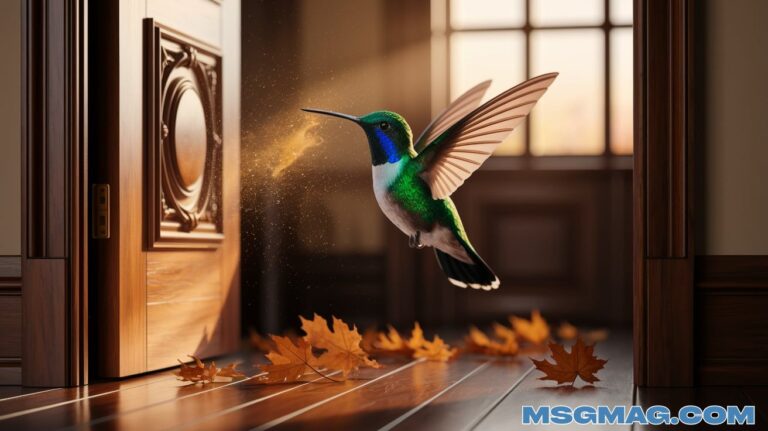 Spiritual Meanings of a Bird Flying Into Your House