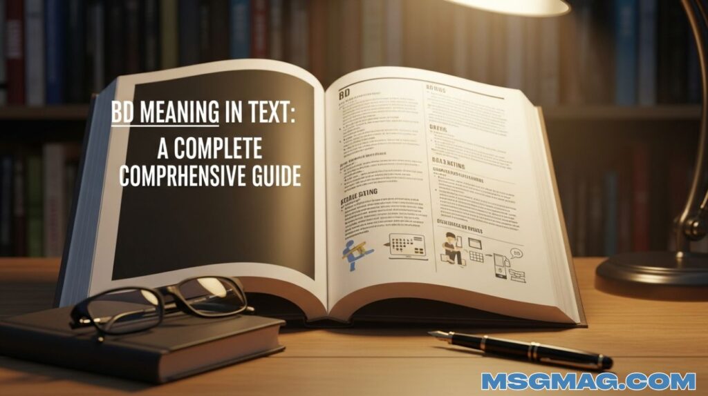 BD Meaning in Text