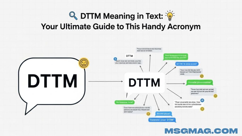 DTTM Meaning in Text