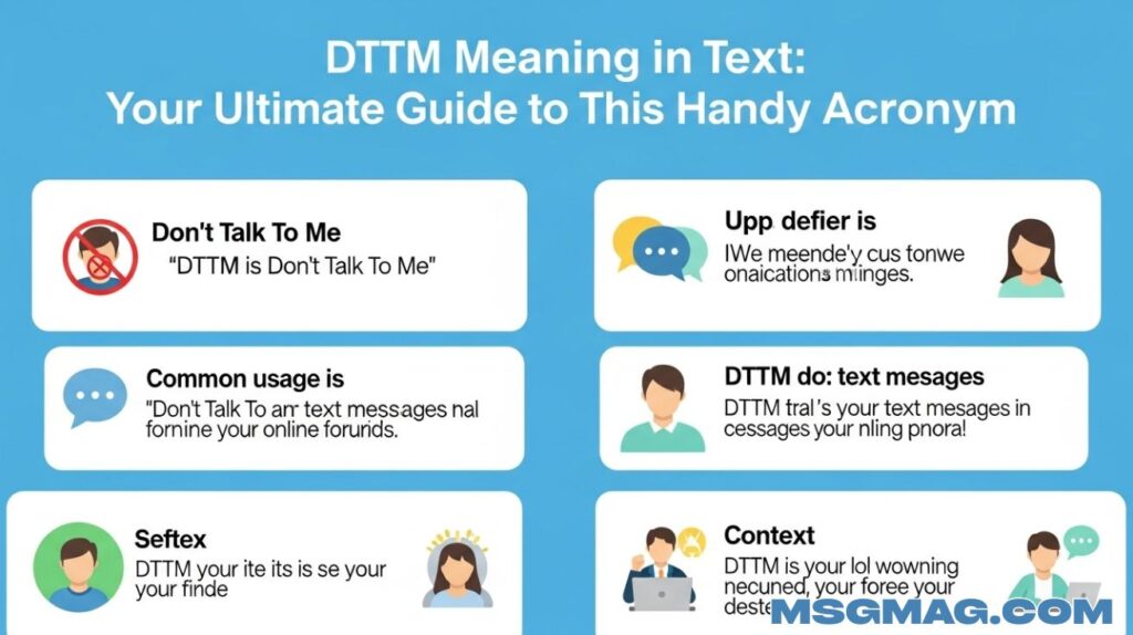 DTTM Meaning in Text