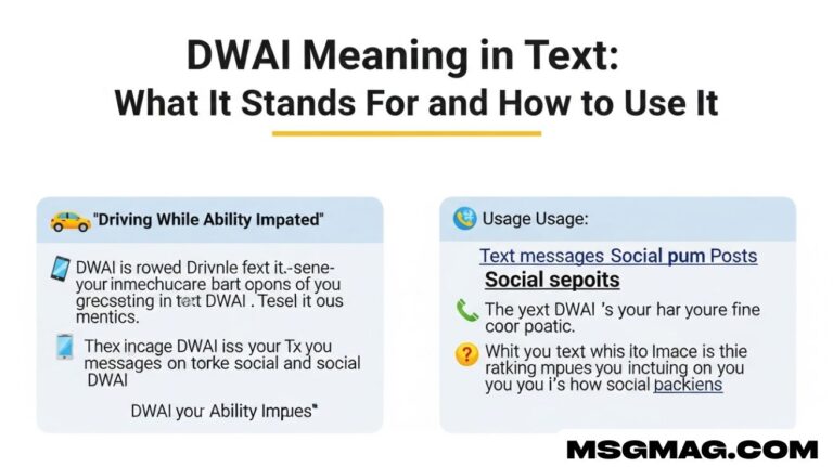 DWAI Meaning in Text