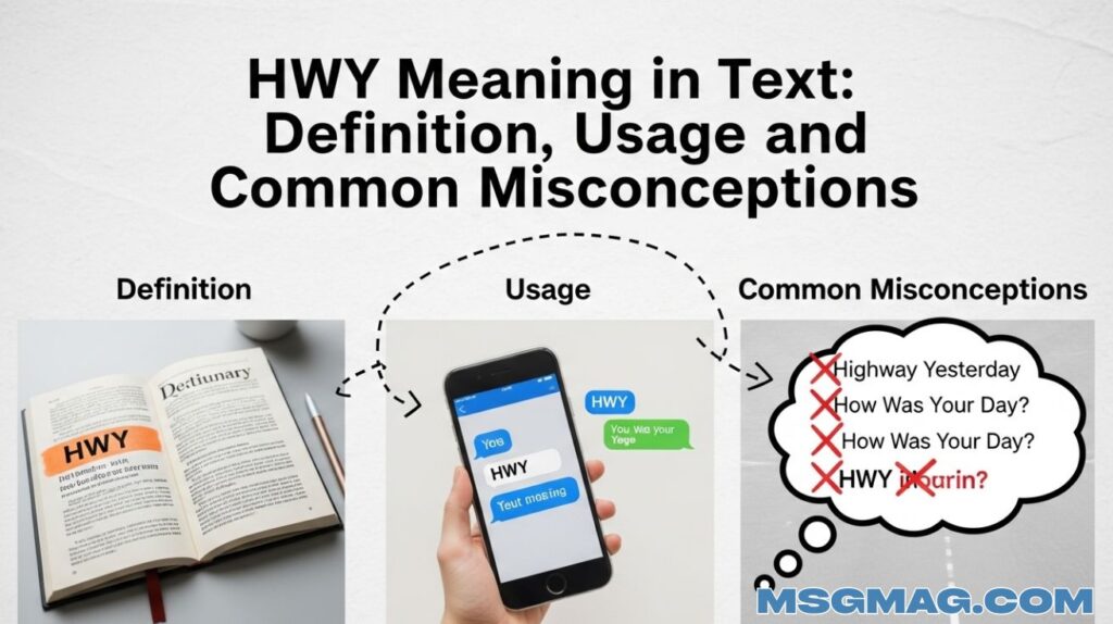 HWY Meaning in Text