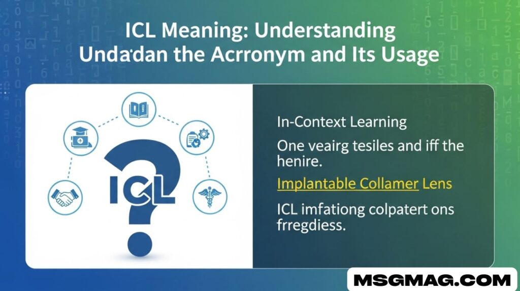 ICL Meaning: Understanding the Acronym and Its Usage