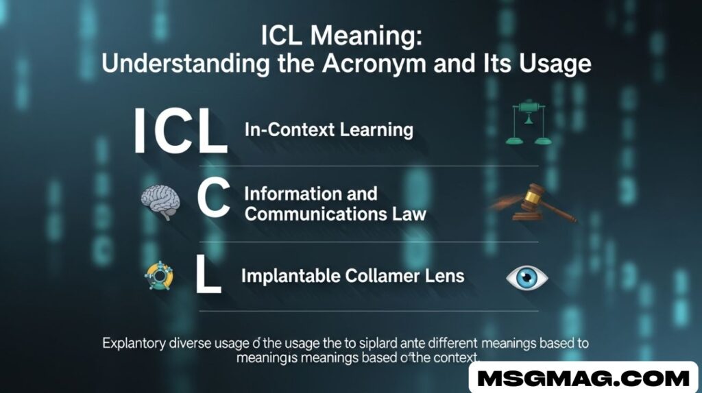 ICL Meaning: Understanding the Acronym and Its Usage