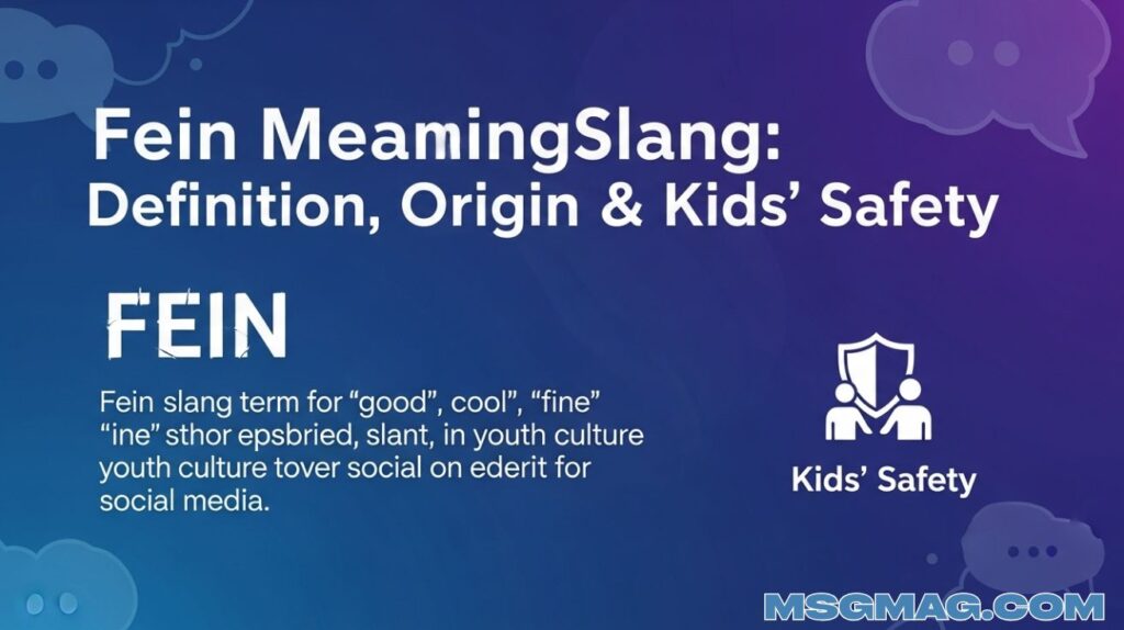 Is Fein a Bad Word
