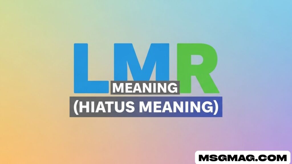 LMR Meaning
