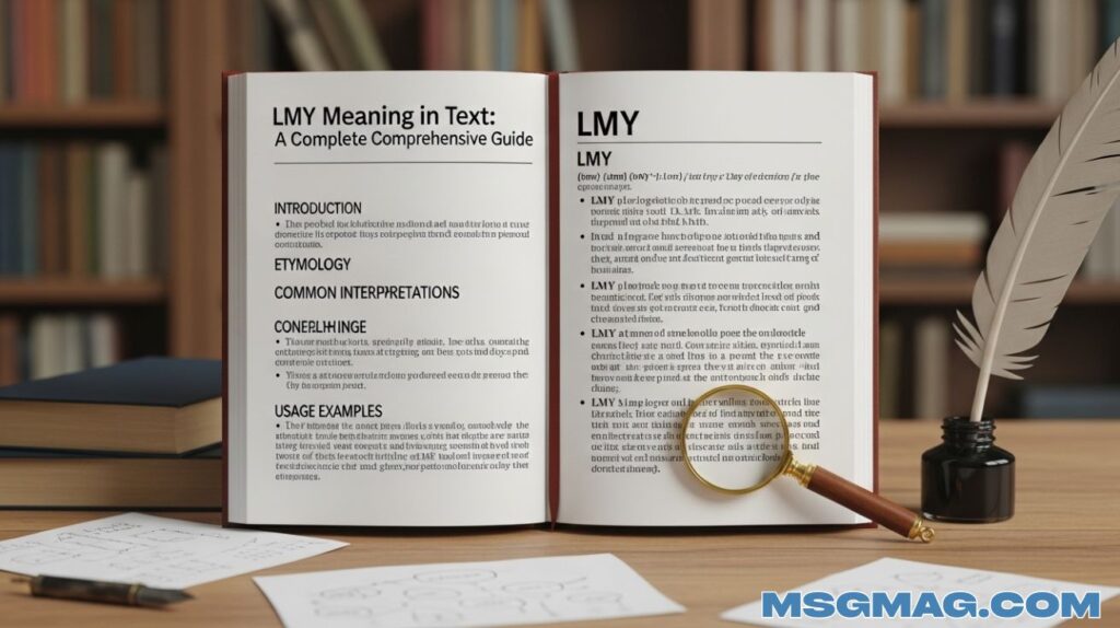 LMY Meaning in Text