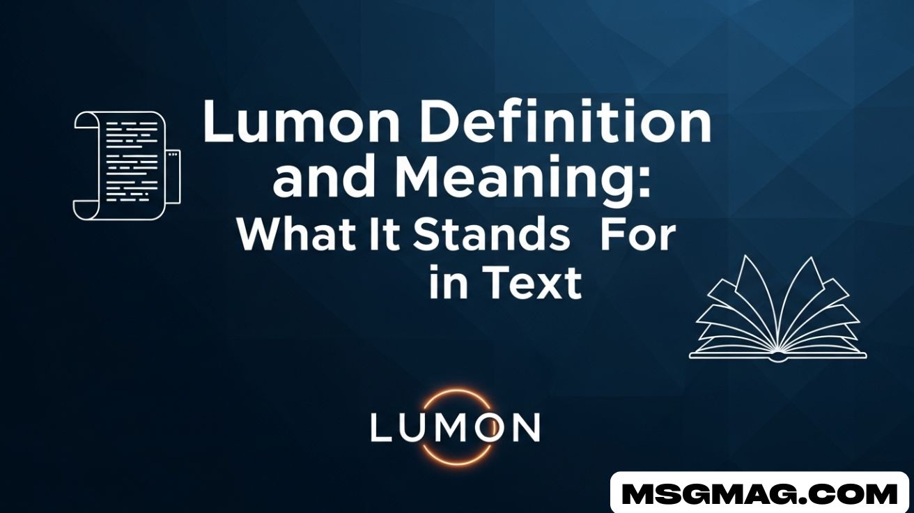 Lumon Definition and Meaning