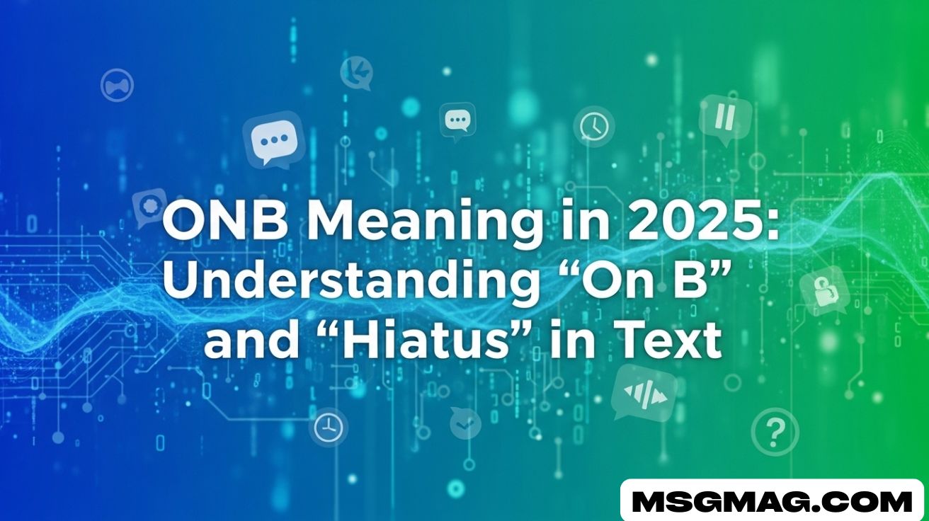 onb Meaning