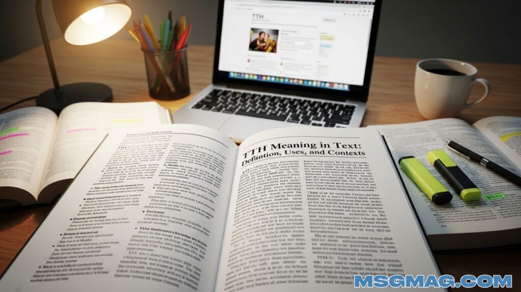 TTH Meaning in Text