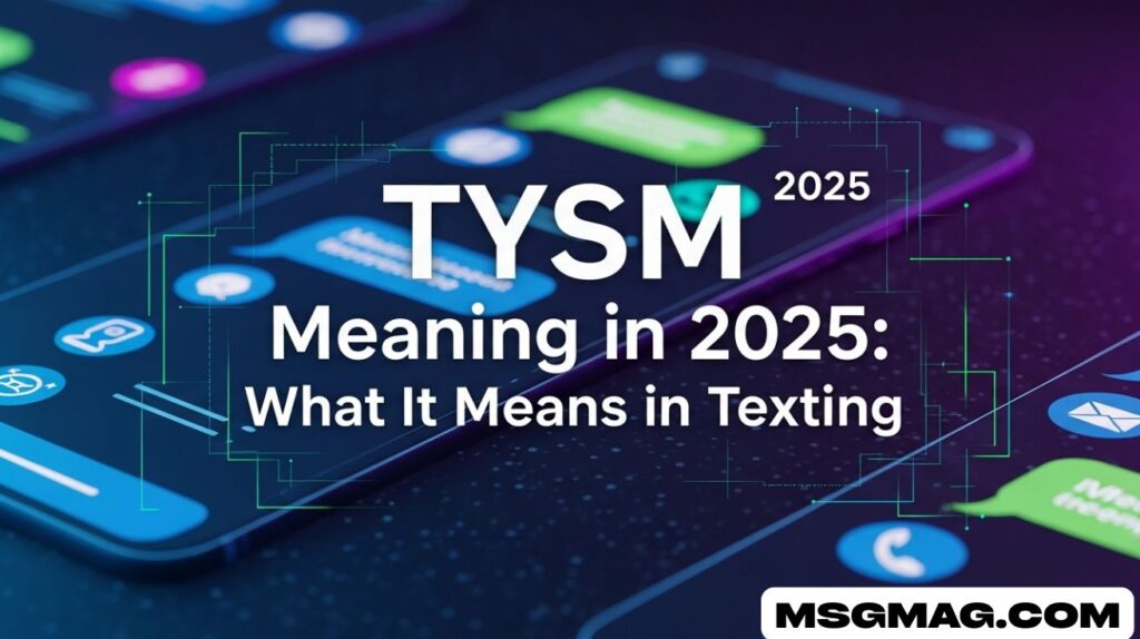 TYSM Meaning