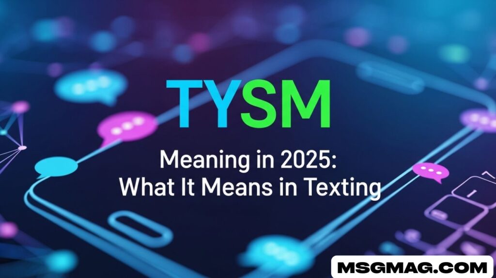 TYSM Meaning
