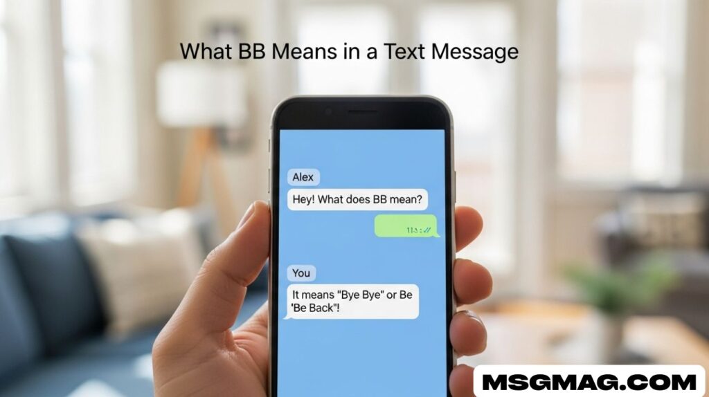 What BB Means in a Text MessageWhat BB Means in a Text Message