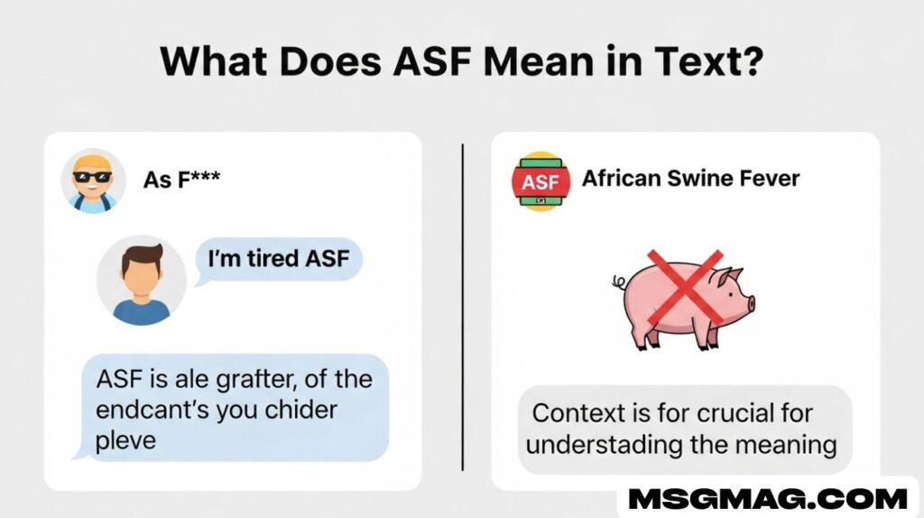 What Does ASF Mean in Text?