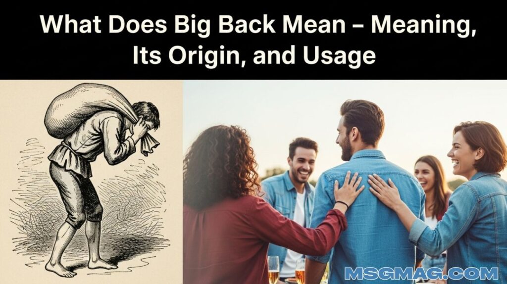 What Does Big Back Mean