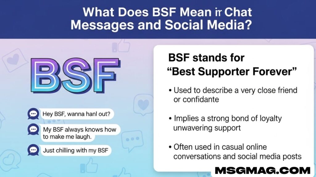 What Does BSF Meaning in Chat