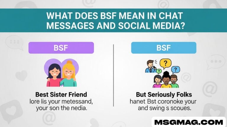 What Does BSF Meaning in Chat