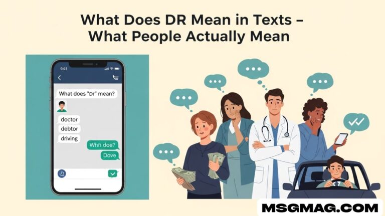 What Does DR Mean in Texts