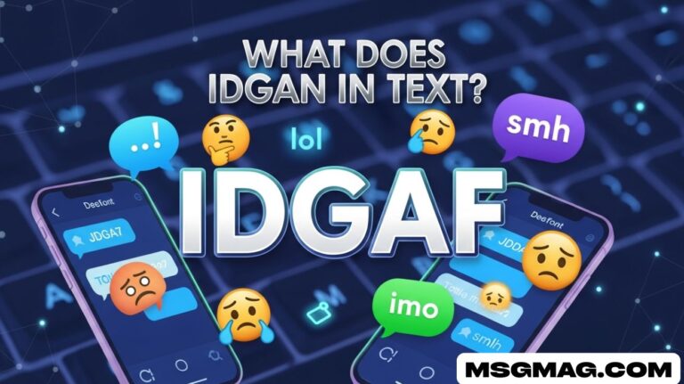 What Does IDGAF Mean in Text?