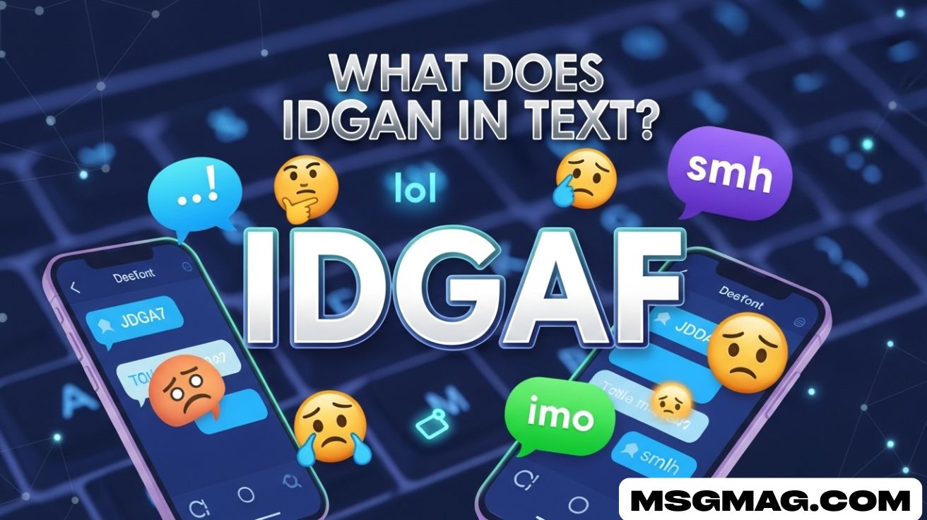 What Does IDGAF Mean in Text?