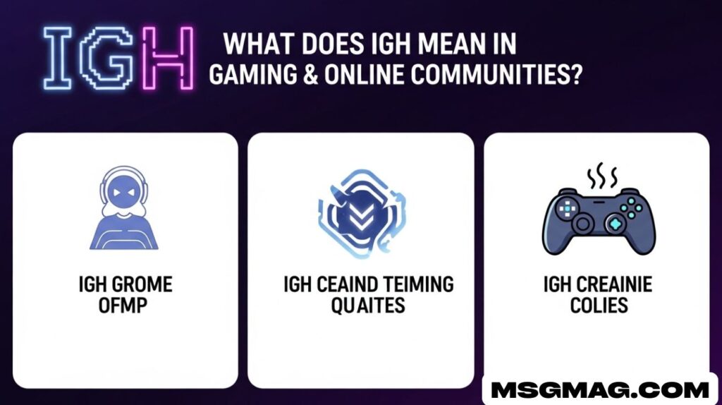 What Does IGH Mean in Gaming
