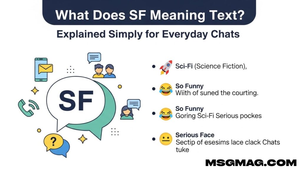 What Does SF Meaning Text