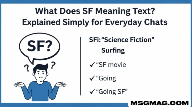 What Does SF Meaning Text