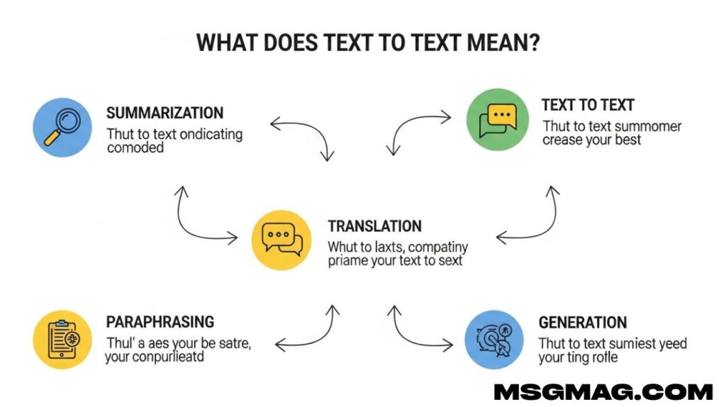 What Does Text to Text Mean