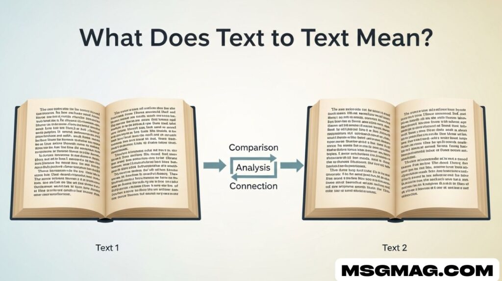 What Does Text to Text Mean