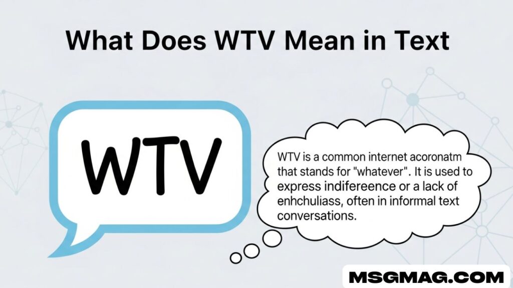 What Does WTV Mean in Text