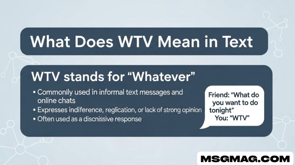 What Does WTV Mean in Text