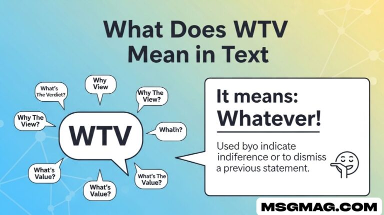 What Does WTV Mean in Text
