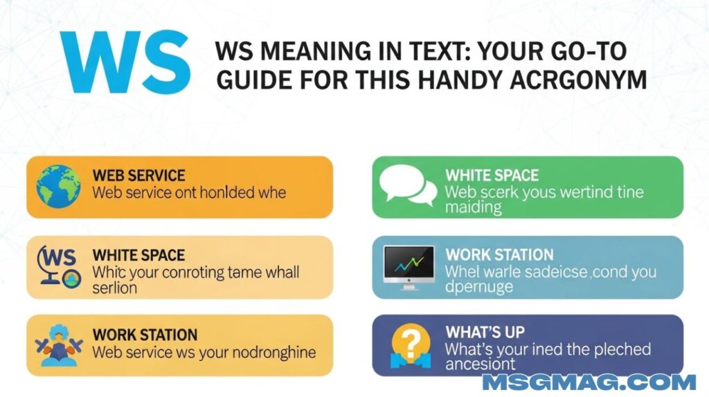 WS Meaning in Text