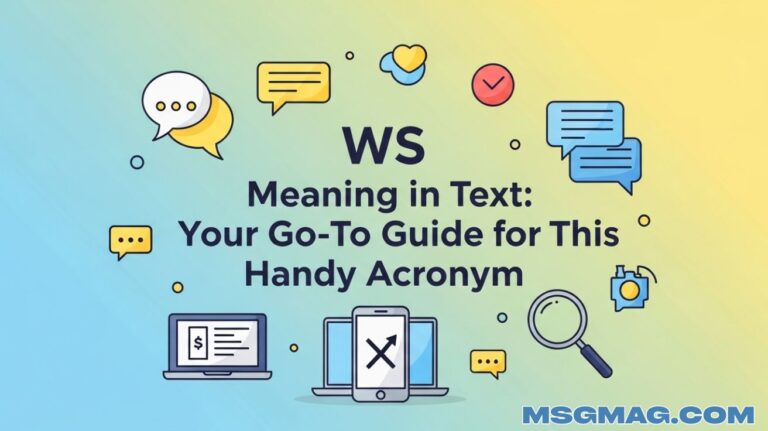 WS Meaning in Text