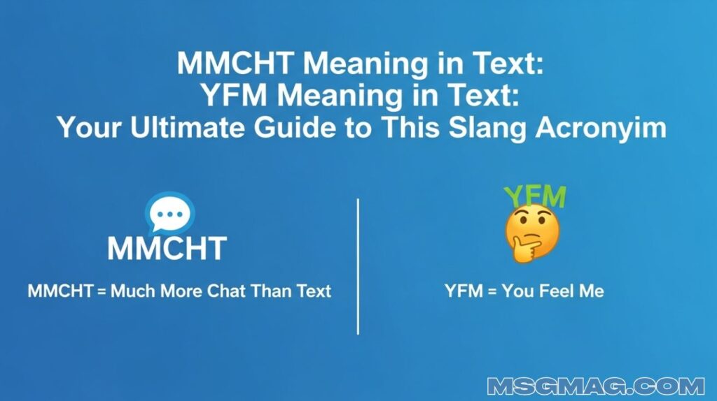 YFM Meaning in Text